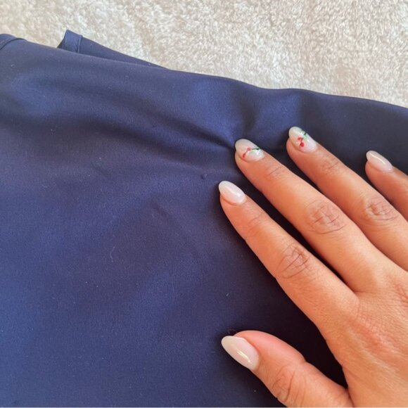 Cabernet Womens Navy Polyester Slip Dress Long Sleepwear Sleeveless Chemise S - Picture 7 of 9